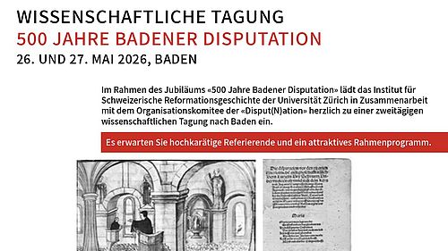 500 Jahre Badener Disputation