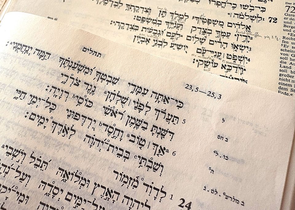 [Translate to English:] Ps 72 & 23 BHS