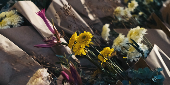 Diplomfeier Blumen: Bild