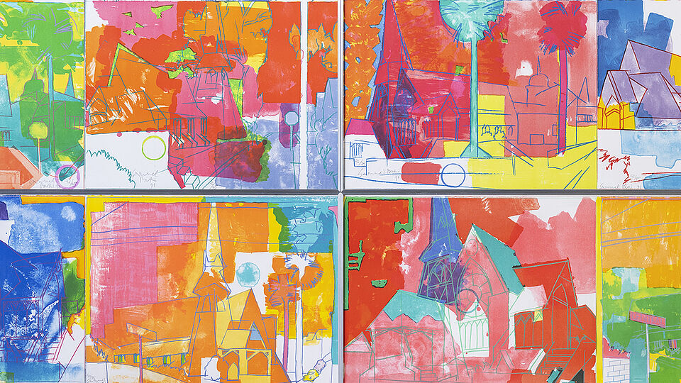 Bild Samuel Buri "Red Church"