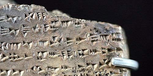 Beispiel ugaritischer Text