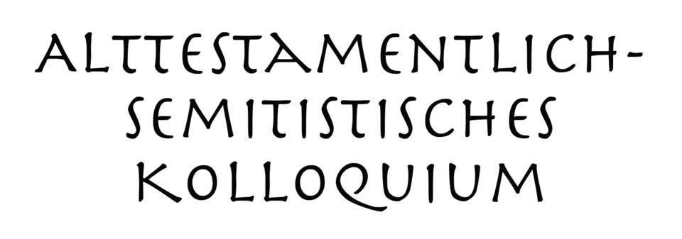 [Translate to English:] Alttestamentlich-semitistisches Kolloquium