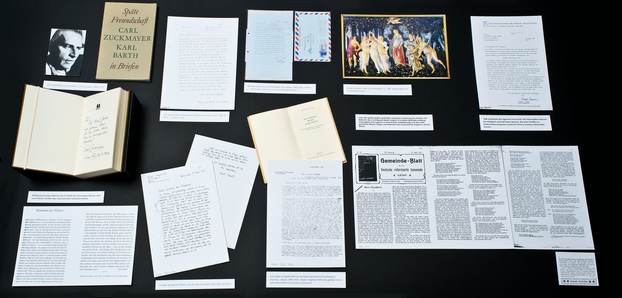 Vitrine 'Kunst und Literatur'